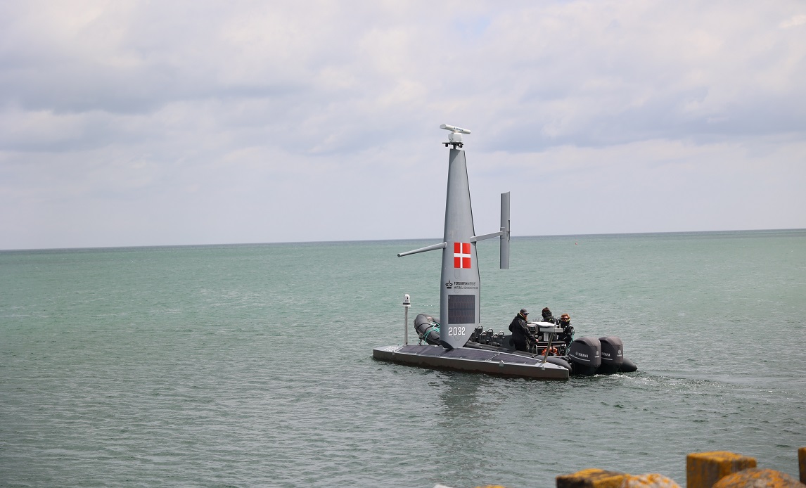 Ved dagens arrangement blev to Saildrones søsat.
