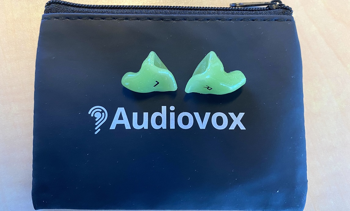 Audiovox formstøbte høreværn.