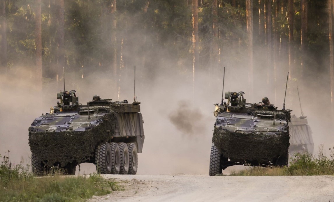 Foto: Forsvaret Piranha 5 eFP Dragon Charge Estland 2022