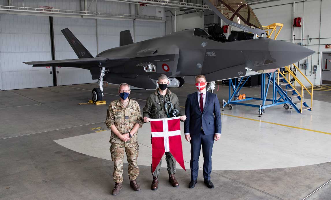 F-35 efter endt flyvetur