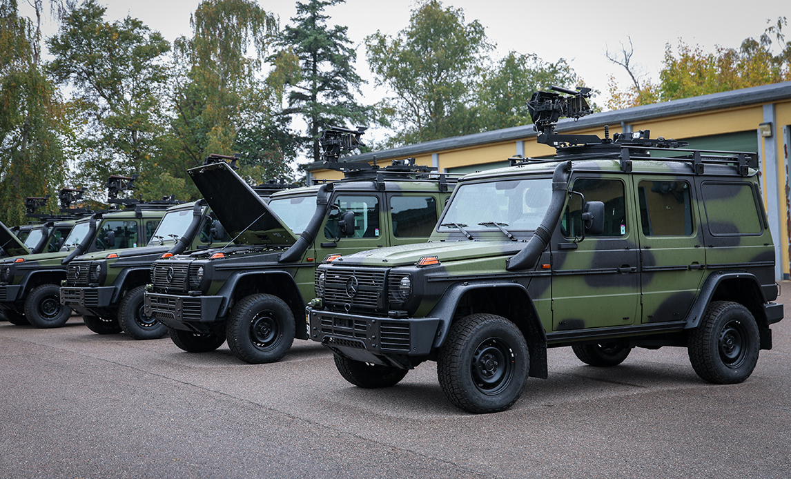 Nye Mercedes Benz Geländewagen til HJV