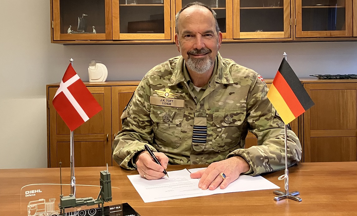 Der er underskrevet kontrakt på anskaffelsen af IRIS-T SLM-systemer.