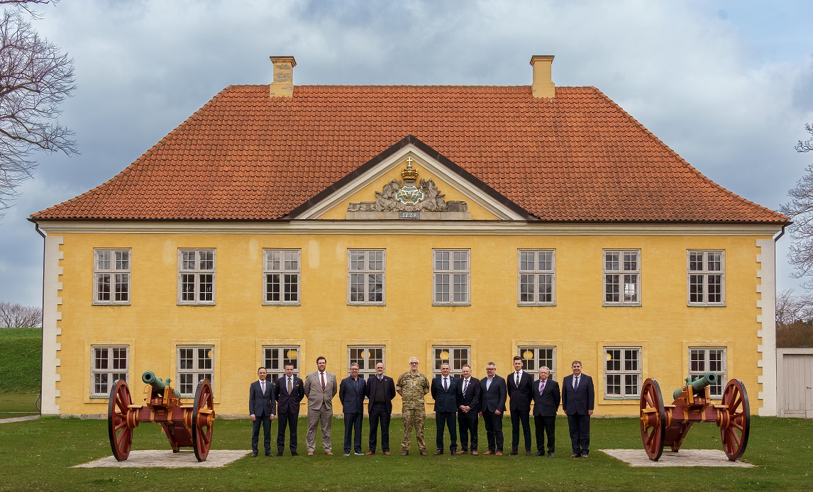 Styregruppen for HNS-arbejdet til møde på Kastellet 2025.
